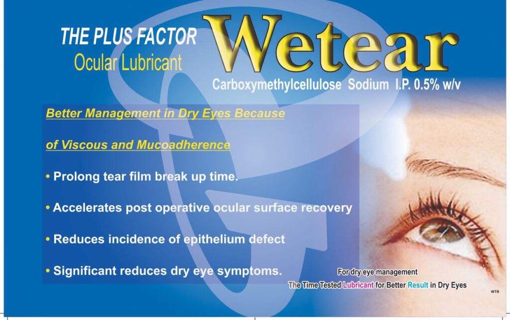 wetear eye drops description image.