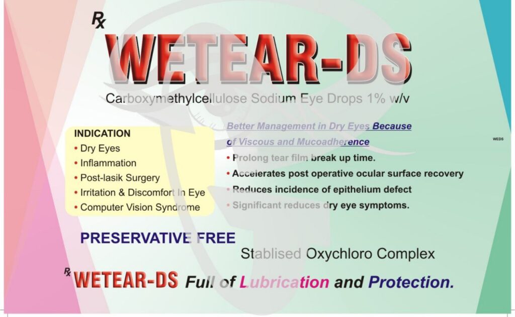 wetear ds eye dops description image