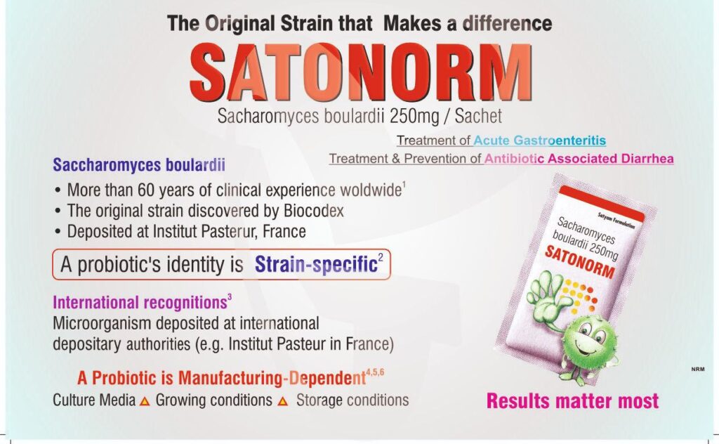 satonorm sachet description image.